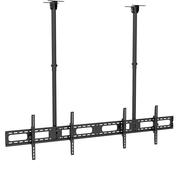 Wolff mount Dubbele plafondbeugel voor schermen tot 70 inch |VESA 600x400 |Universeel |Counter rail