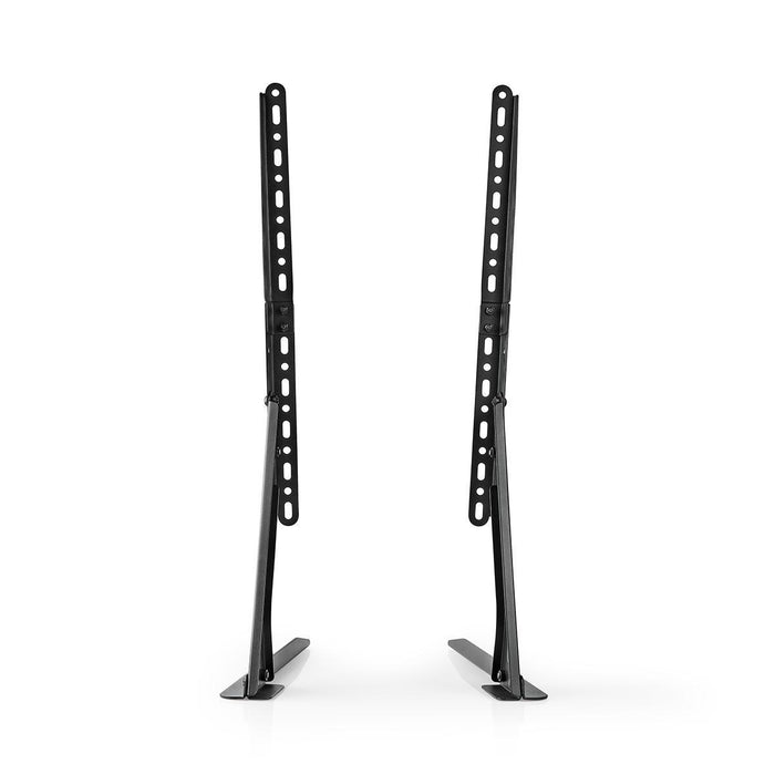 Nedis Soporte Fijo para Escritorio para Pantallas de 13-70 Pulgadas | Máximo 50 kg | Ajuste Flexible de Altura | Compatible con VESA | Acero | Negro