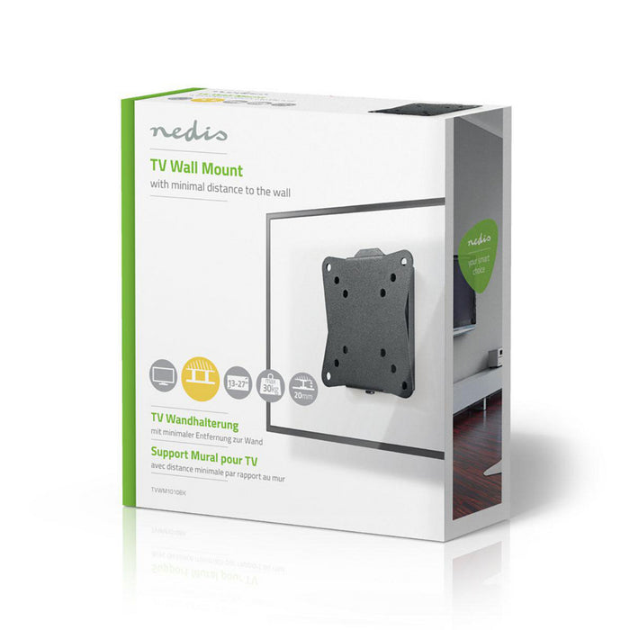 Soporte de pared fijo para TV | 13 - 27" | Máx. 30 kg |20 mm de distancia a la pared