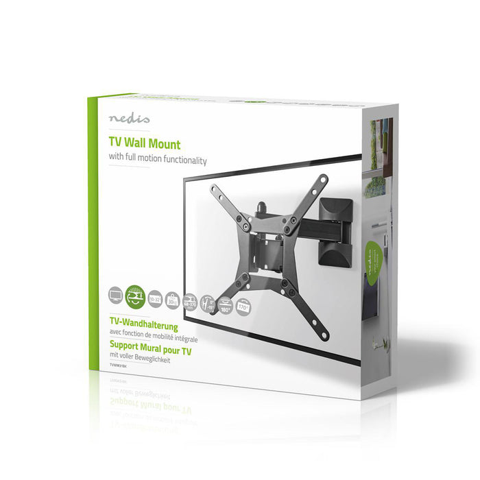 Soporte de pared para televisor de movimiento completo | 10 - 32" | Máx. 30 kg |