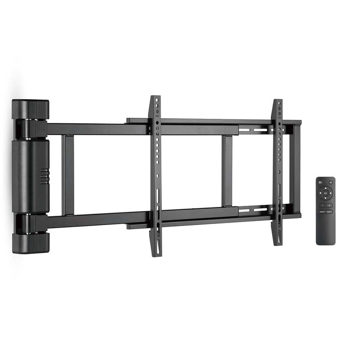 Soporte de pared eléctrico para TV de 32-75" | Máx. 40 kg | Ángulo de giro de 90° | Mando a distancia