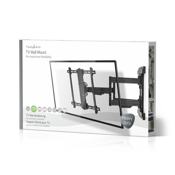 Soporte de pared para televisor de movimiento completo | 37 - 80" | Máx. 70 kg | 6 puntos de bisagra