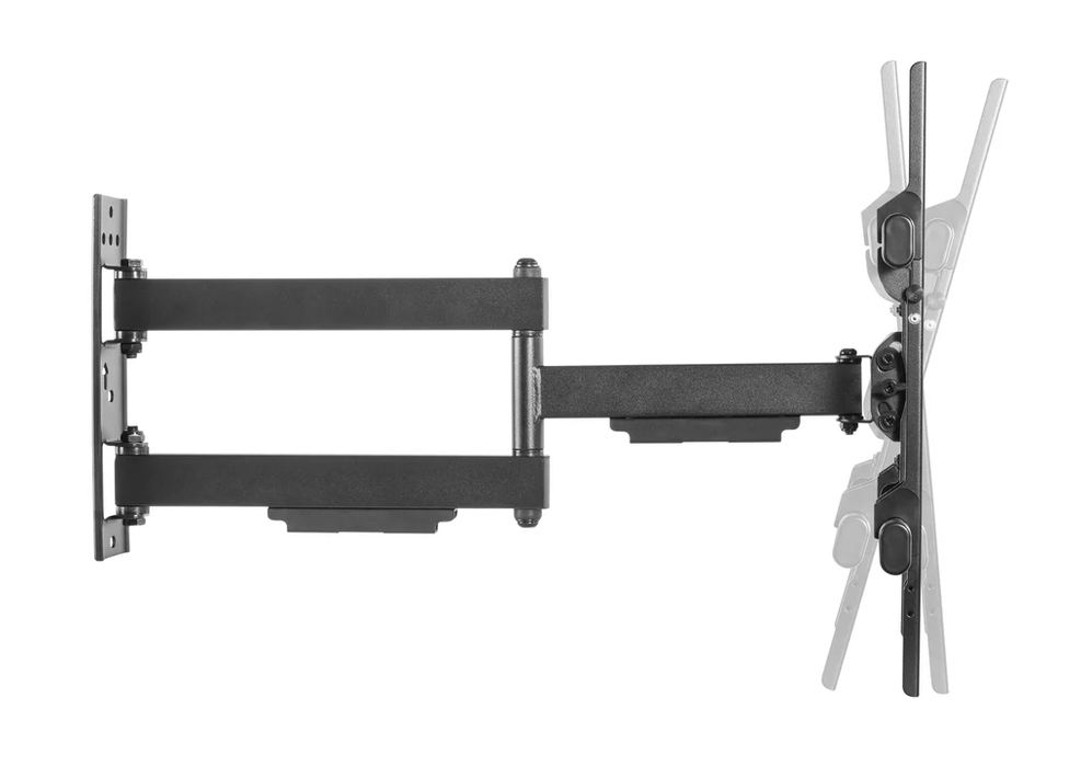Soporte de pared Wolff Mount con movimiento completo para televisión - Perfecto para televisores de 32 a 55 pulgadas - Soporta hasta 50 KG - Garantía de 10 años | Universal