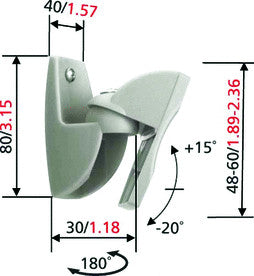 Soporte para altavoz Vogels VLB 500 2 unidades Plata