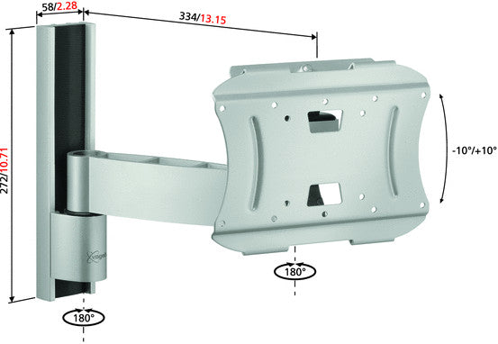 Soporte de pared Vogels VFW 332 para LCD/Plasma