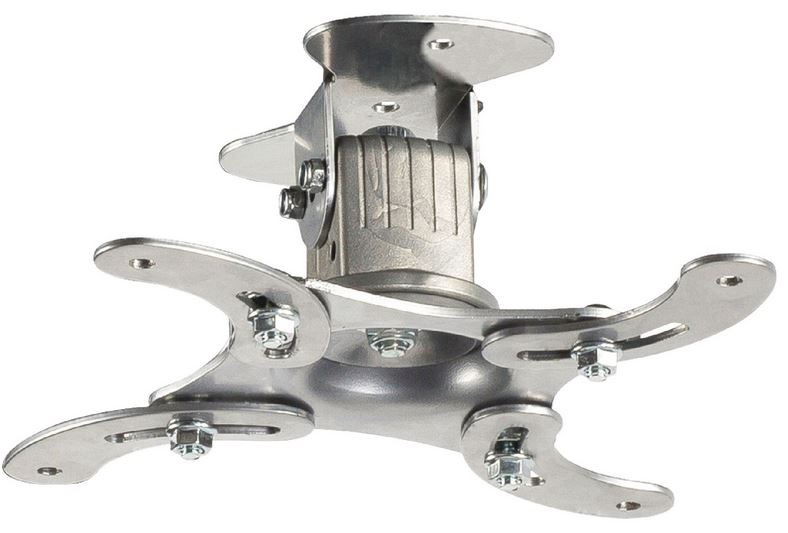 Soporte de techo para proyector plateado