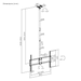 Wolff Mount TVB-115 voor Philips – Plafondbeugel voor Philips Schermen 50-100 inch – Super Stevig & 80 kg Draagvermogen