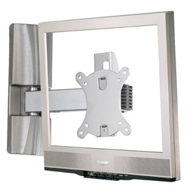 Soporte de pared para televisor de 2 vías para pantallas de hasta 23 pulgadas